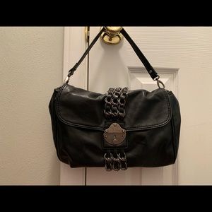 Nine West black clutch